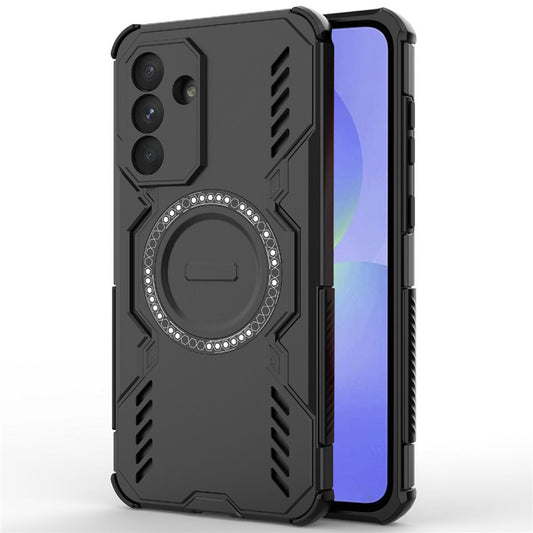 MagSafe-Hülle für Samsung Galaxy A36 A366, Techsuit, ArmorMag, Schwarz