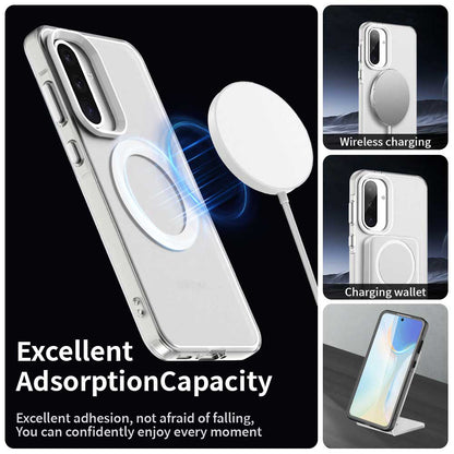 MagSafe-hoes voor Samsung Galaxy A36 A366, Techsuit, CandyCase, Wit