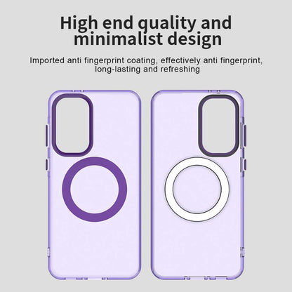 MagSafe-Hülle für Samsung Galaxy A36 A366, Techsuit, CandyCase, Lila