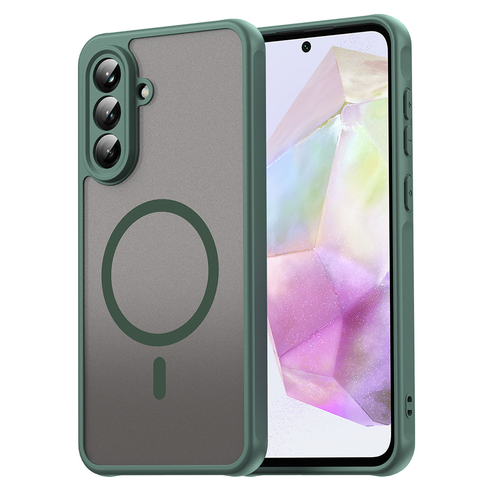MagSafe-hoesje voor Samsung Galaxy A36 A366, Techsuit, HaloFrost II, Groen
