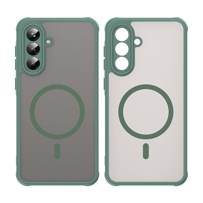 MagSafe-hoesje voor Samsung Galaxy A36 A366, Techsuit, HaloFrost II, Groen