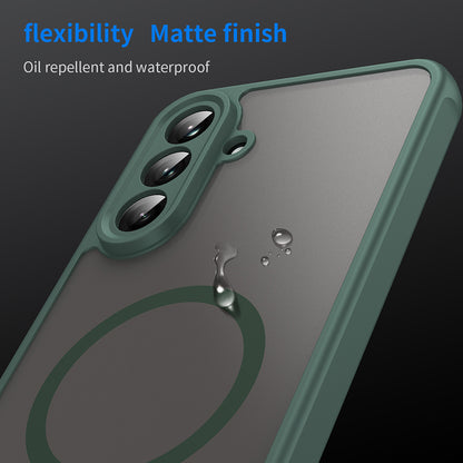 MagSafe-hoesje voor Samsung Galaxy A36 A366, Techsuit, HaloFrost II, Groen