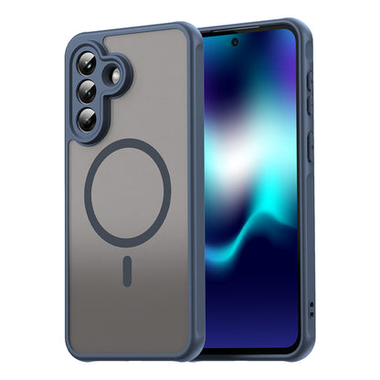 MagSafe hoesje voor Samsung Galaxy A37 5G, Techsuit, HaloFrost II, Marineblauw