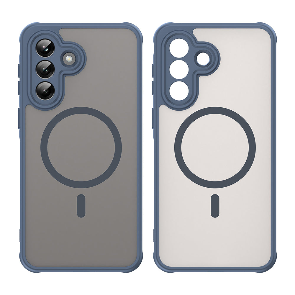 MagSafe hoesje voor Samsung Galaxy A37 5G, Techsuit, HaloFrost II, Marineblauw