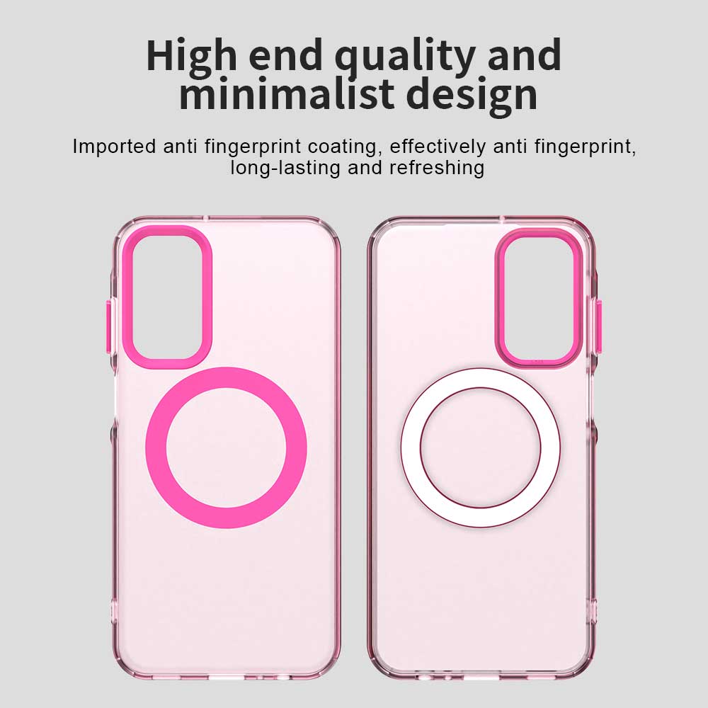 MagSafe Case for Samsung Galaxy A55 5G A556, Techsuit, CandyCase, Pink
