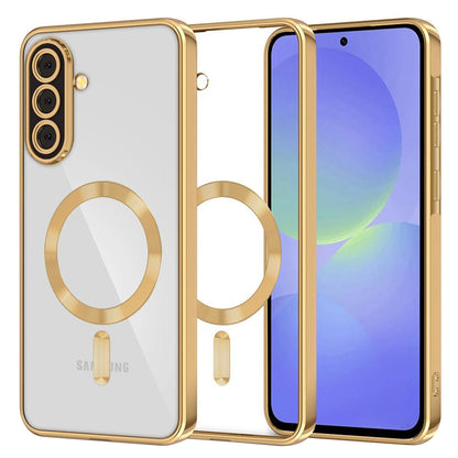 Coque MagSafe pour Samsung Galaxy A56 A566 / A36 A366, Techsuit, Luxury Crystal, Dorée