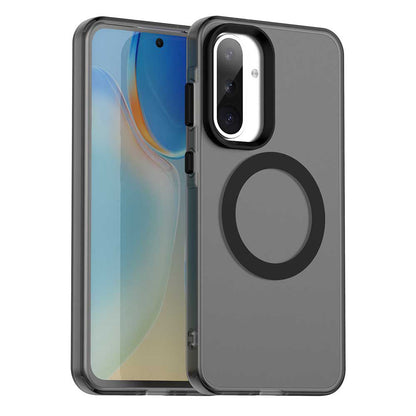 Coque MagSafe pour Samsung Galaxy A56 A566, Techsuit, CandyCase, Noire