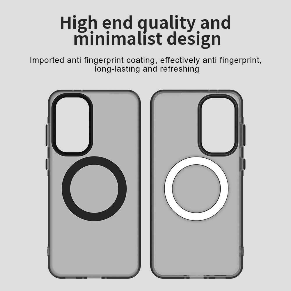 Coque MagSafe pour Samsung Galaxy A56 A566, Techsuit, CandyCase, Noire