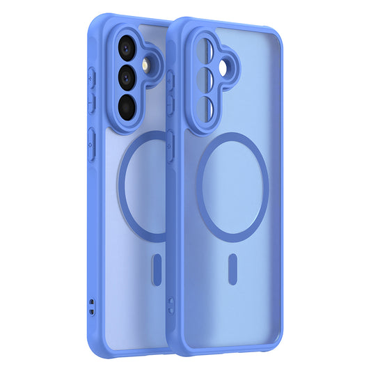 MagSafe Hülle für Samsung Galaxy A56 A566, Techsuit, HaloFrost II, Blau