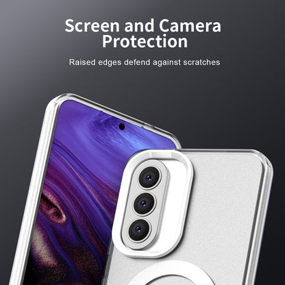 Étui MagSafe pour Samsung Galaxy A57 5G, Techsuit, CandyCase, Blanc