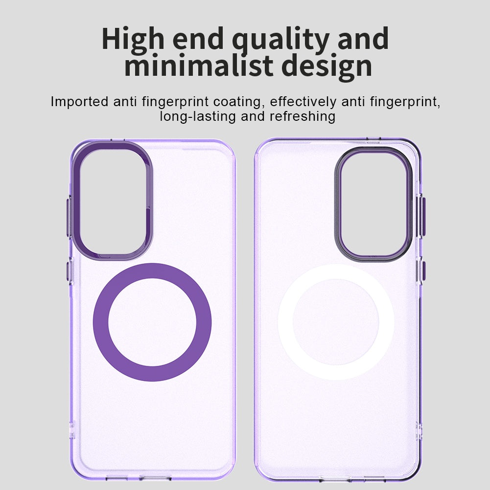 Étui MagSafe pour Samsung Galaxy A57 5G, Techsuit, CandyCase, Violet