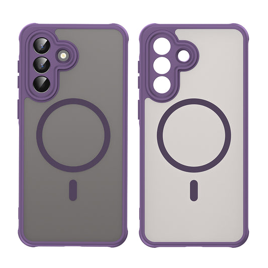 Étui MagSafe pour Samsung Galaxy A57 5G, Techsuit, HaloFrost II, Violet