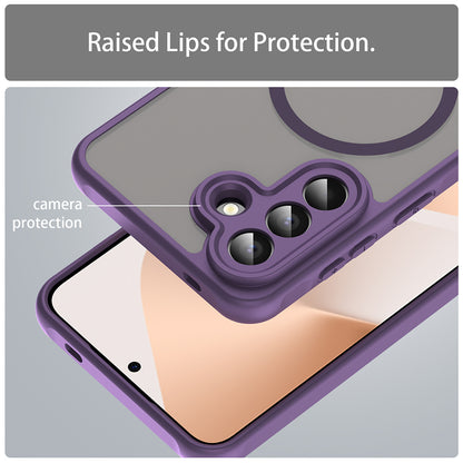 MagSafe Case for Samsung Galaxy A57 5G, Techsuit, HaloFrost II, Purple