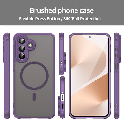 MagSafe Case for Samsung Galaxy A57 5G, Techsuit, HaloFrost II, Purple
