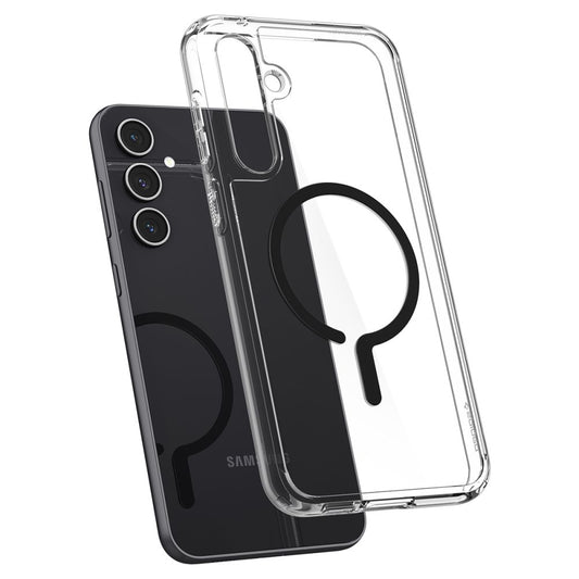 Hoes MagSafe voor Samsung Galaxy S23 FE S711, Spigen, Ultra Hybrid OneTap Ring, Transparant