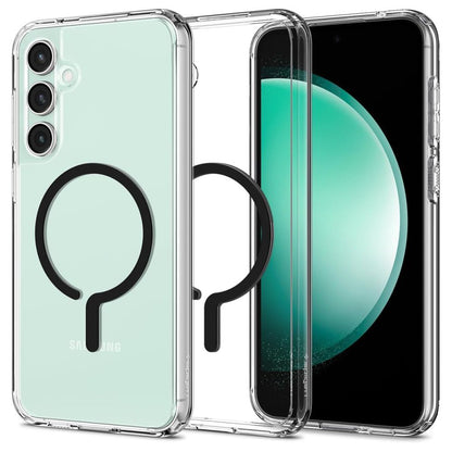 Coque MagSafe pour Samsung Galaxy S23 FE S711, Spigen, Ultra Hybrid OneTap Ring, Transparente