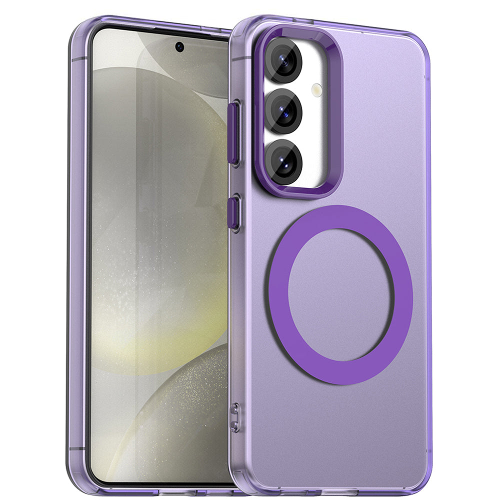 Coque MagSafe pour Samsung Galaxy S23 FE S711, Techsuit, CandyCase, Violet