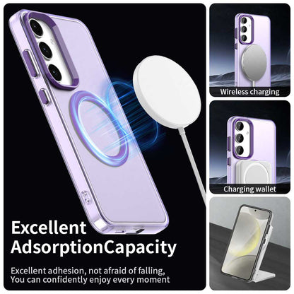 Coque MagSafe pour Samsung Galaxy S23 FE S711, Techsuit, CandyCase, Violet