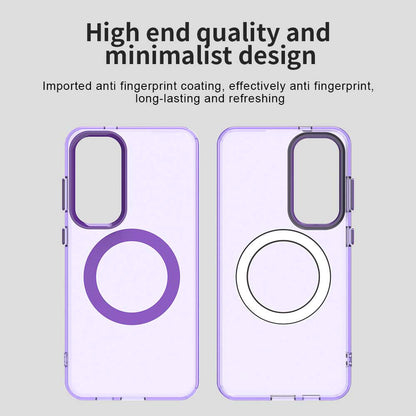Coque MagSafe pour Samsung Galaxy S23 FE S711, Techsuit, CandyCase, Violet