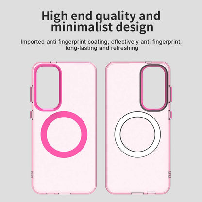 Coque MagSafe pour Samsung Galaxy S23 FE S711, Techsuit, CandyCase, Rose