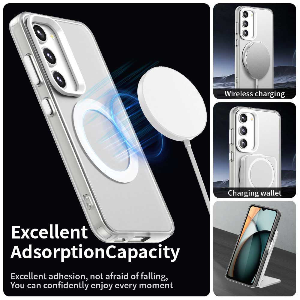 MagSafe-hoes voor Samsung Galaxy S23+ S916, Techsuit, CandyCase, Wit
