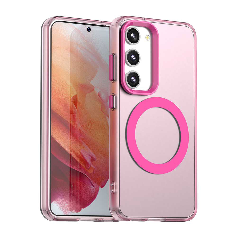Coque MagSafe pour Samsung Galaxy S23+ S916, Techsuit, CandyCase, Rose