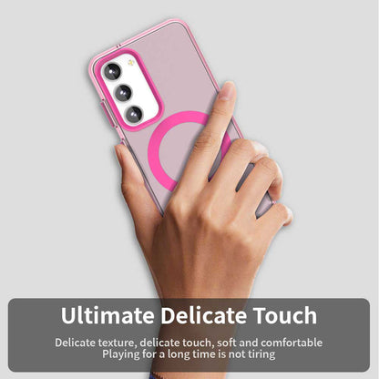Coque MagSafe pour Samsung Galaxy S23 S911, Techsuit, CandyCase, Rose