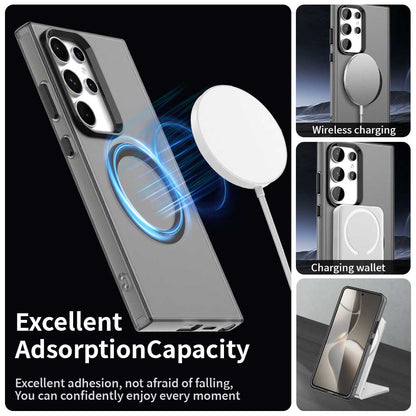 Coque MagSafe pour Samsung Galaxy S23 Ultra S918, Techsuit, CandyCase, Noire