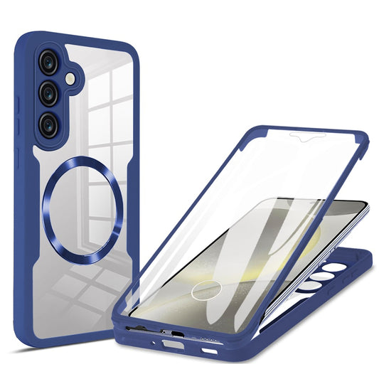 MagSafe-Hülle für Samsung Galaxy S24+ S926, Techsuit, ColorVerse 360, Blau