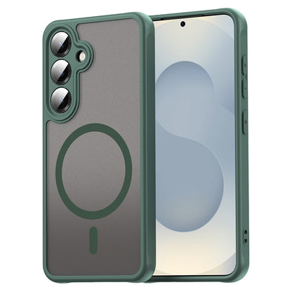 Coque MagSafe pour Samsung Galaxy S24+ S926, Techsuit, HaloFrost II, Vert