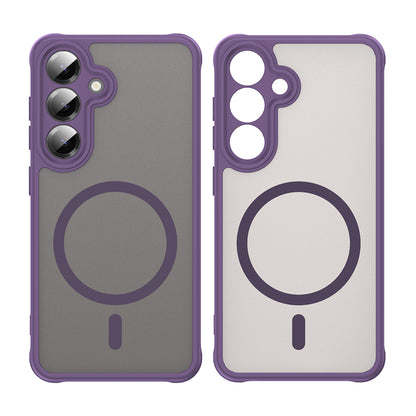 Coque MagSafe pour Samsung Galaxy S24 S921, Techsuit, HaloFrost II, Violet