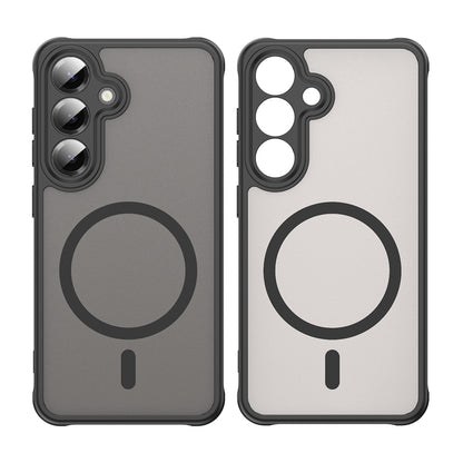 MagSafe-hoesje voor Samsung Galaxy S24 S921, Techsuit, HaloFrost II, Zwart