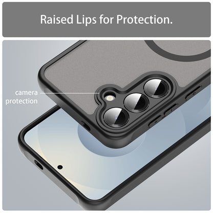 MagSafe-hoesje voor Samsung Galaxy S24 S921, Techsuit, HaloFrost II, Zwart
