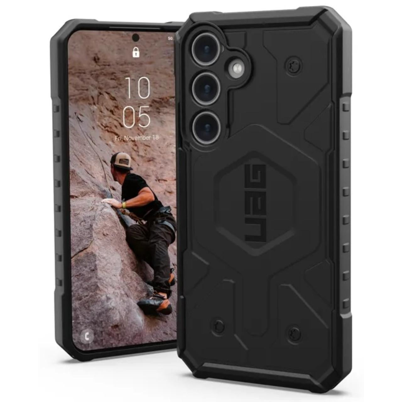 Coque MagSafe pour Samsung Galaxy S24 S921, Urban Armor Gear, Pathfinder, Noire