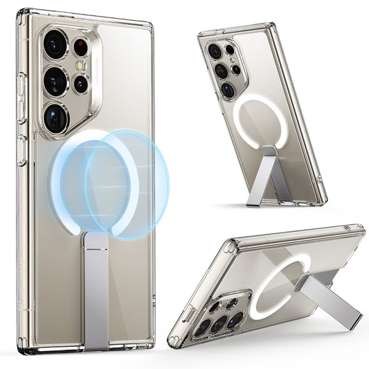 Coque MagSafe pour Samsung Galaxy S24 Ultra S928, ESR, Boost Flickstand, Transparente