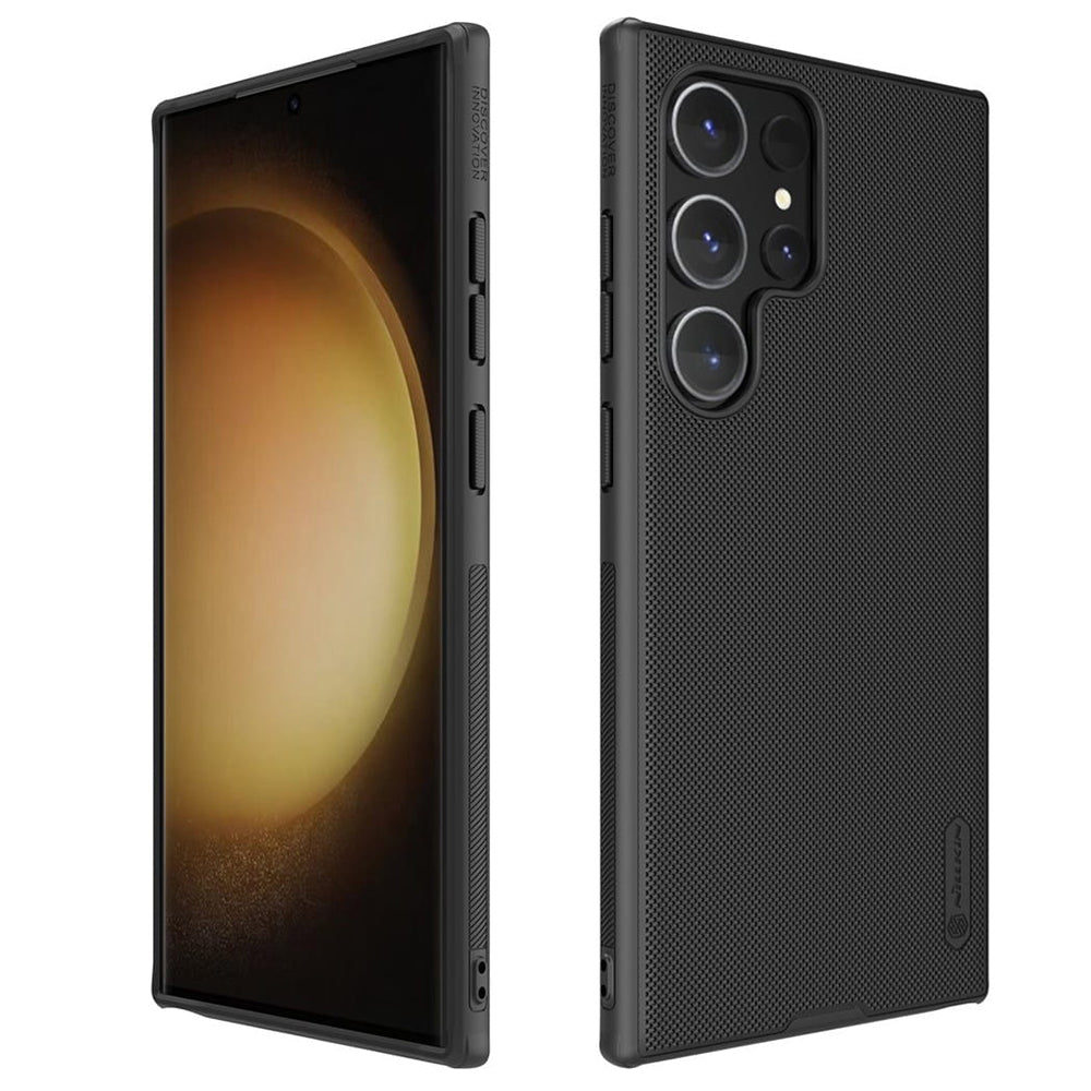 MagSafe-hoesje voor Samsung Galaxy S24 Ultra S928, Nillkin, Super Frosted Shield Pro, Zwart