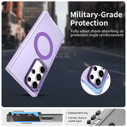 Coque MagSafe pour Samsung Galaxy S24 Ultra S928, Techsuit, CandyCase, Violet