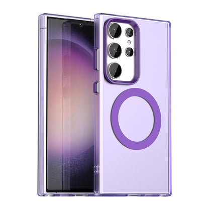 Coque MagSafe pour Samsung Galaxy S24 Ultra S928, Techsuit, CandyCase, Violet