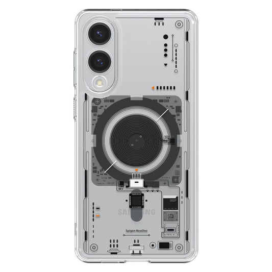 MagSafe hoesje voor Samsung Galaxy S25 Edge S937, Spigen, Ultra Hybrid Neo One, Transparant ACS09416