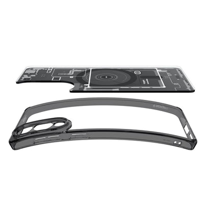 Coque MagSafe pour Samsung Galaxy S25 Edge S937, Spigen, Ultra Hybrid Zero One, Noire ACS09415