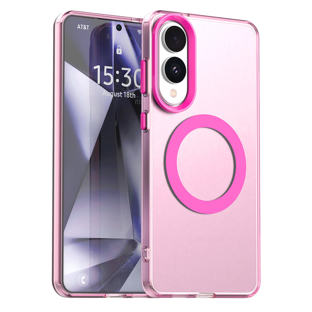 MagSafe-hoes voor Samsung Galaxy S25 Edge S937, Techsuit, CandyCase, Roze