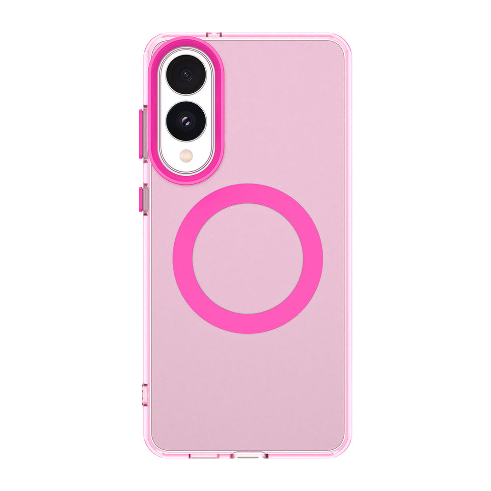 MagSafe-hoes voor Samsung Galaxy S25 Edge S937, Techsuit, CandyCase, Roze