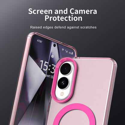 MagSafe-hoes voor Samsung Galaxy S25 Edge S937, Techsuit, CandyCase, Roze