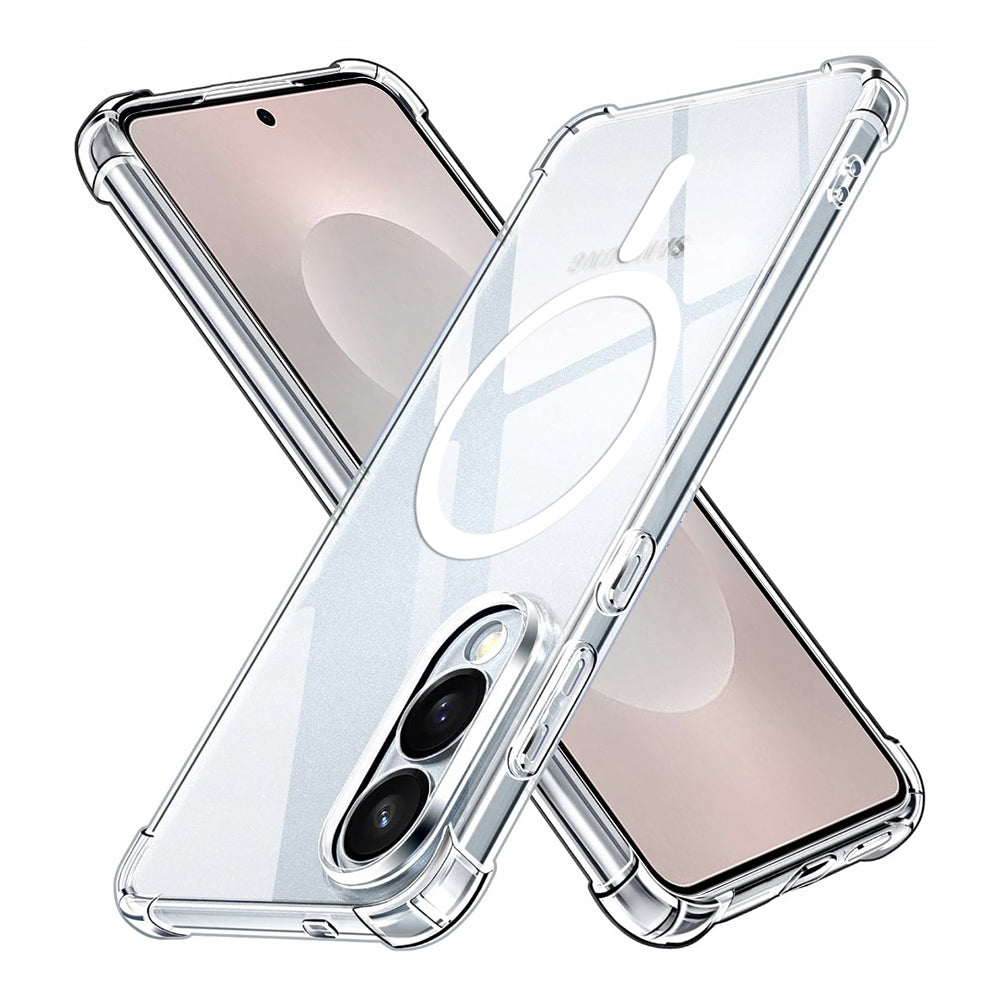 MagSafe-Hülle für Samsung Galaxy S25 Edge S937, Techsuit, stoßfest, transparent