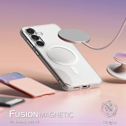 MagSafe-Hülle für Samsung Galaxy S25 FE, Ringke, Fusion, Transparent