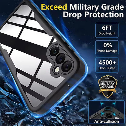 MagSafe hoes voor Samsung Galaxy S25 FE, Techsuit, ColorVerse 360, Paars