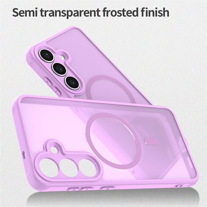 MagSafe-Hülle für Samsung Galaxy S25 FE, Techsuit, HaloFrost II, Rosa
