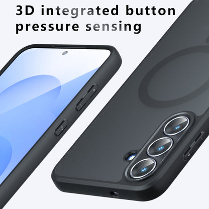 MagSafe Hülle für Samsung Galaxy S25 FE, Techsuit, PureFrost, Satinschwarz