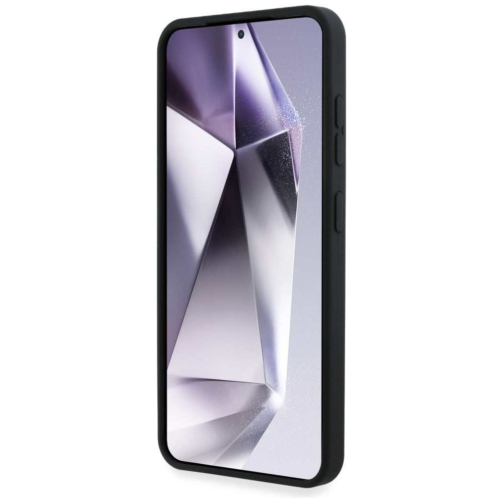 MagSafe Hülle für Samsung Galaxy S25+ S936, Karl Lagerfeld, Silicone Double Heads, Schwarz