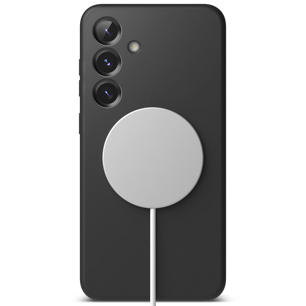 Étui MagSafe pour Samsung Galaxy S25+ S936, Ringke, Silicone, Noir